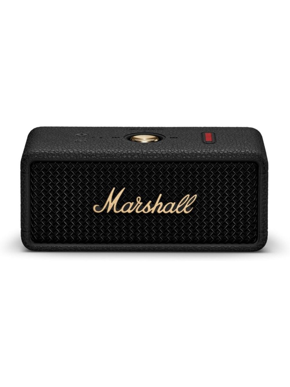Portable Bluetooth Waterproof Speaker - Stylish Black & Brass Design, Great